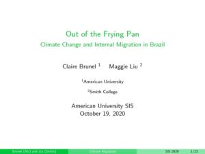 Climate Change and Internal Migration in Brazil